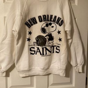 Vintage New Orleans Saints Snoopy sweatshirt